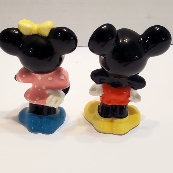 Vintage Disney Porcelain Figurines, Mickey and Minnie Statues - Picture 11 of 11